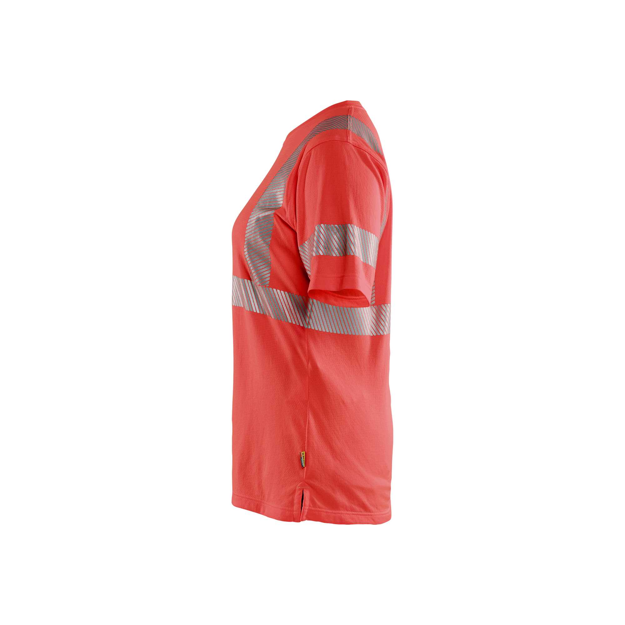BLAKLADER 35022537 Women's Hi vis T shirt Hi Vis Reflective Short Sleeve Work T-Shirt WOMEN - 55% Polyester